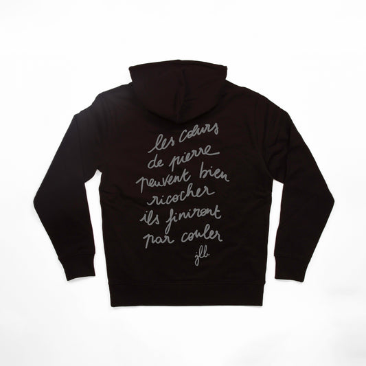 Hoodie "coeurs de pierre"